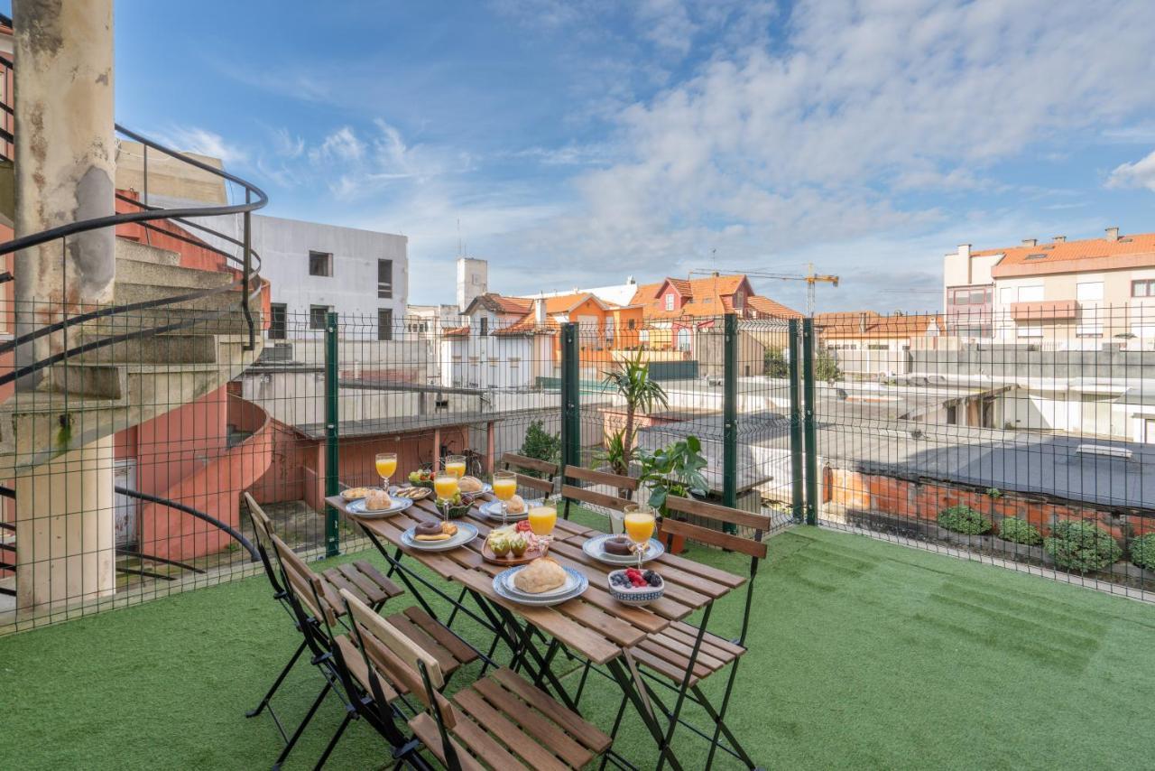 Host Wise - Spacious Fresh Flat W Terrace - Near Sea Espinho  Ngoại thất bức ảnh