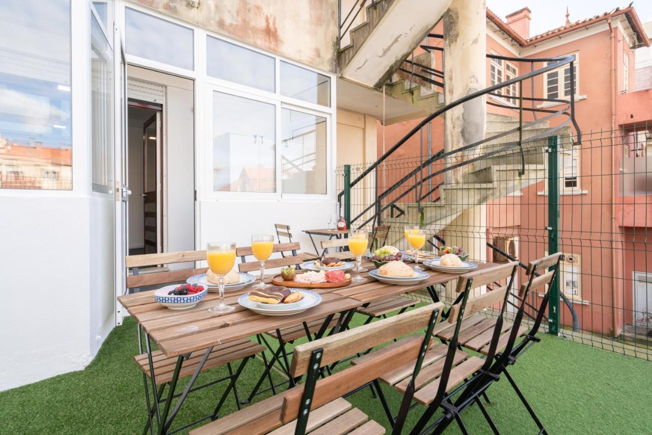 Host Wise - Spacious Fresh Flat W Terrace - Near Sea Espinho  Ngoại thất bức ảnh