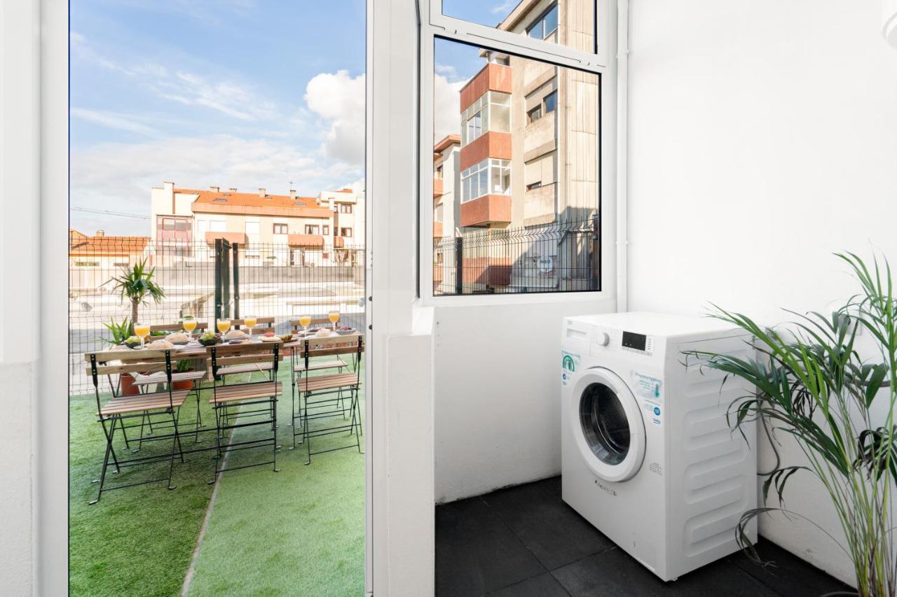 Host Wise - Spacious Fresh Flat W Terrace - Near Sea Espinho  Ngoại thất bức ảnh